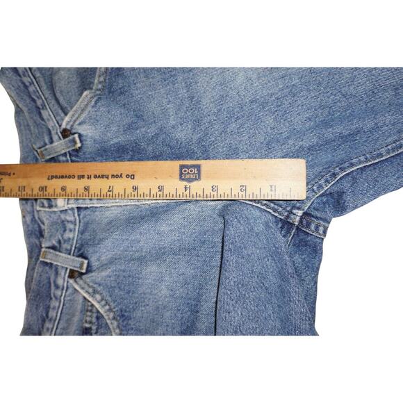 Vintage Lee LCO USA Made High Rise Straight Leg Jeans Unisex Sz 34x28 - Picture 14 of 15